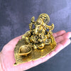 Lord Ganesha with Diya – Metal Oil Lamp for Diwali Decoration and Gifts