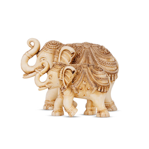 elephant ivory showpiece