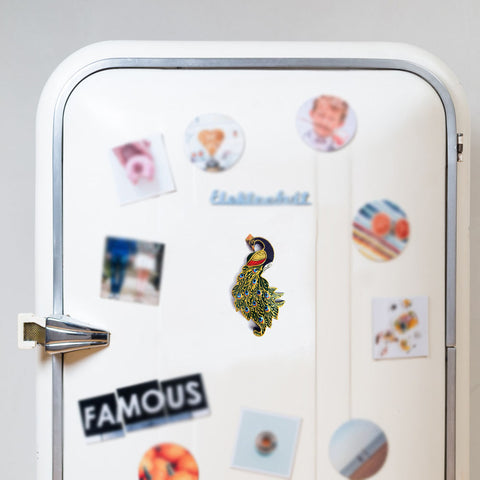 Peacock Fridge Magnet