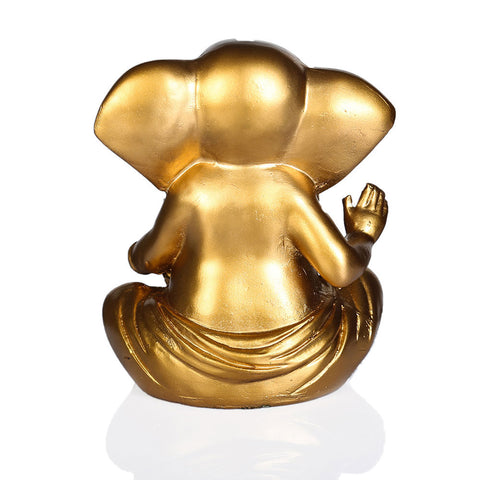 Ganesha Back Side Gold