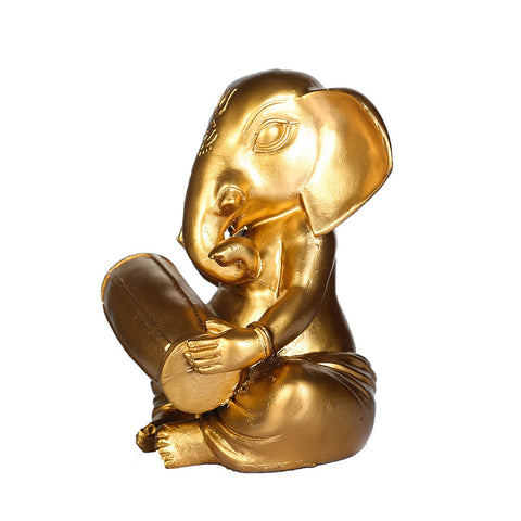 Ganesha Playing Dholak