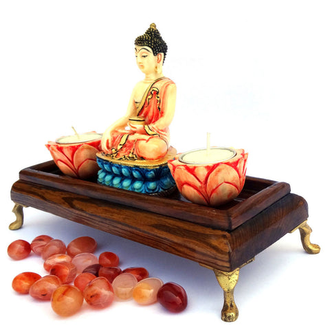 meditating buddha figurine