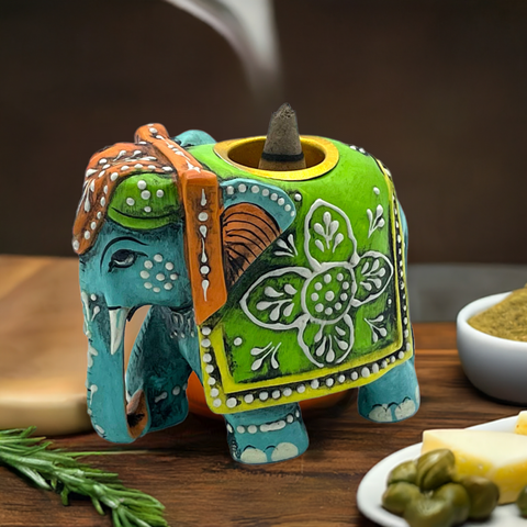 Mini Royal Indian Elephant Cone Holder