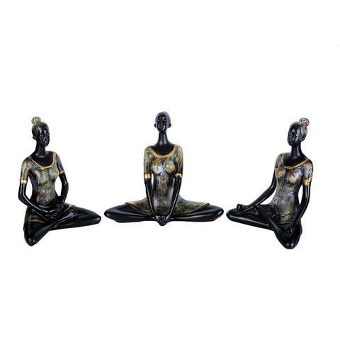 Yoga Lady Statue