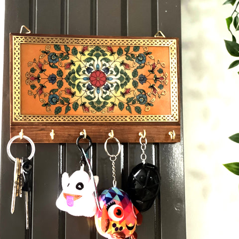 wooden key holder designs