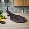 Peacock Figurine Multi-Utility Tray – A Regal Blend of Art & Functionality