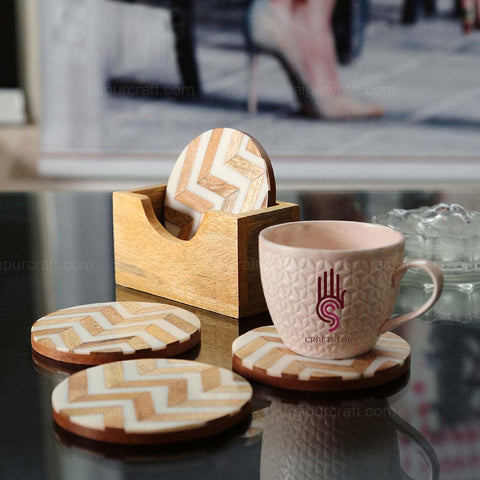 Resin Inlay Tea Coasters