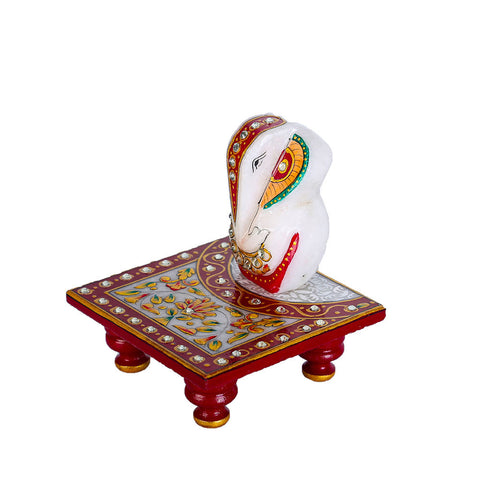 ganapati marble murti