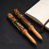 Superbly hand crafted and miniature hand painted Rajasthani couple figure ball pen set