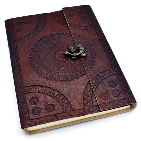 eco friendly leather travel journal