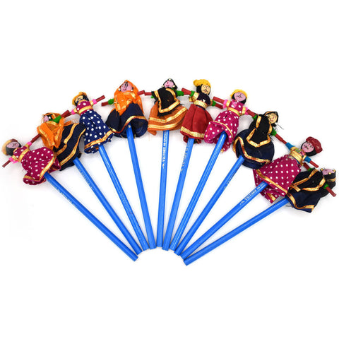 Rajasthani Costume Puppet Pencils – A Blend of Tradition and Fun