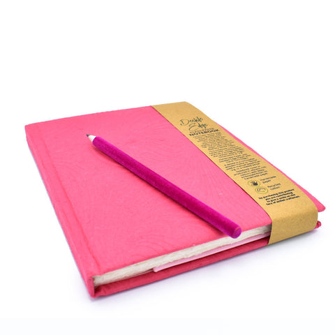 Multicolor Handmade Journal Notebook with Deckle-Edge Pages (6.5 x 8.5 Inches)