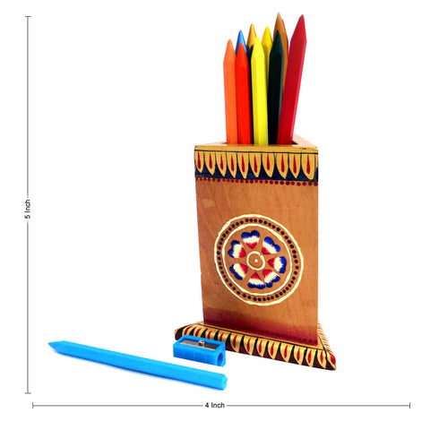 Wooden Pen Holder
