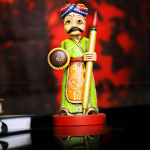 Indian Man Pen Stand