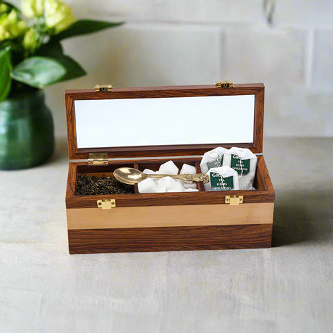 tea box wooden