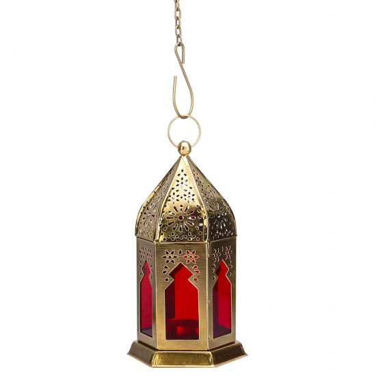 Mini Moroccan Lantern Glass Hanging Lamp